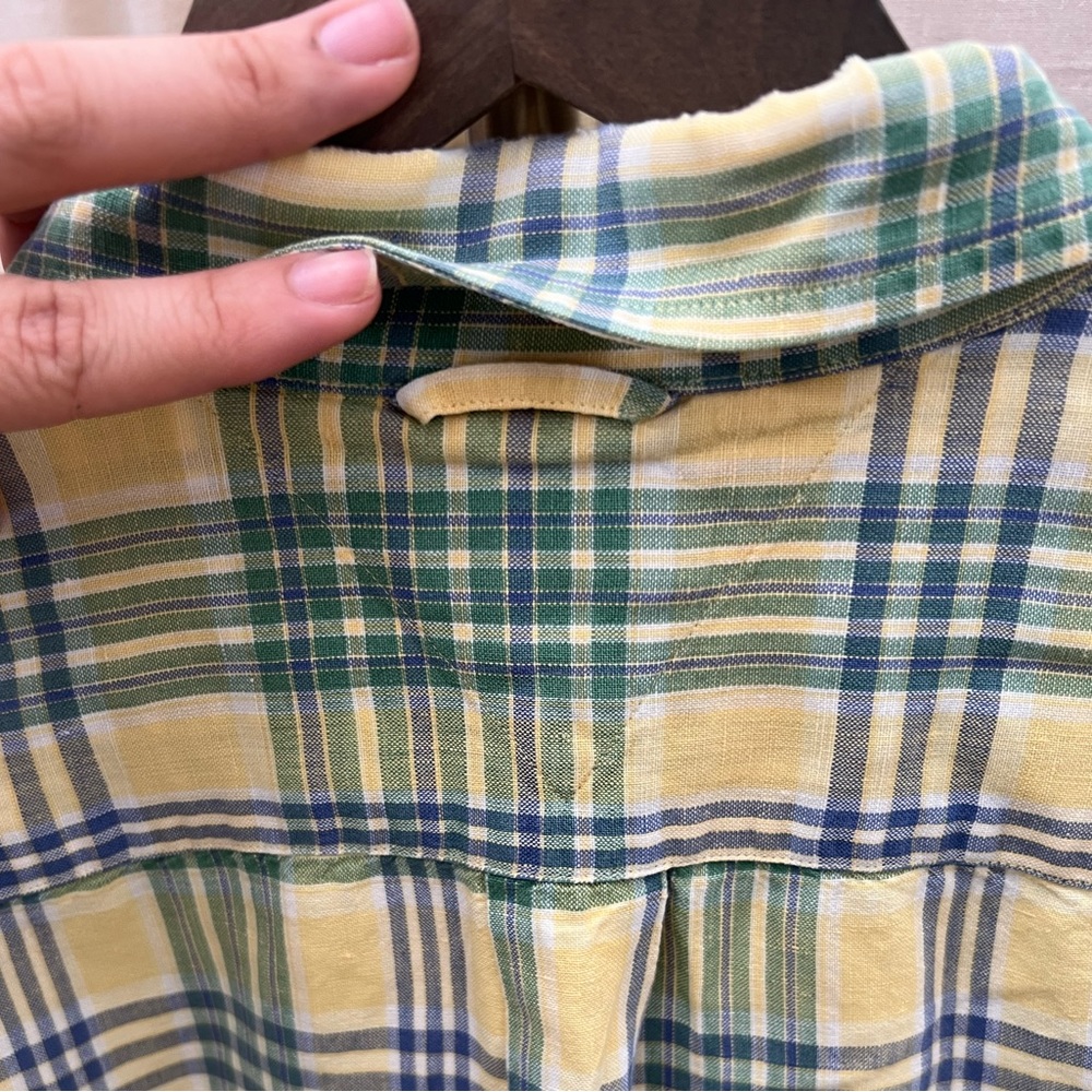 Tommy Hilfiger Men Button Down Plaid Shirt | Large - Picture 8 of 8